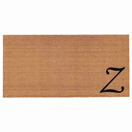 Calloway Mills Monogram Door Mat, Black, Natural, 36 in W x 72 in L 153623672Z